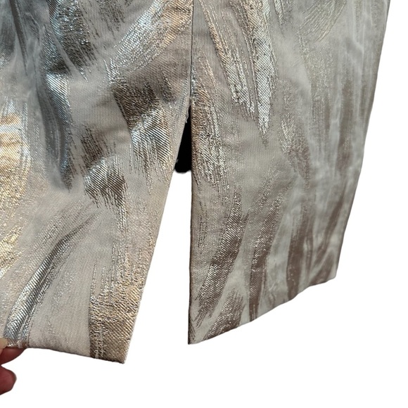 Eliza J NY Gold Mini Sleeveless Embellished Sheath Cocktail Dress Sparkle 8 - Picture 12 of 12